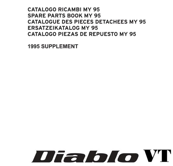 Lamborghini Diablo VT 1995 SUPPLEMENT - parts manual