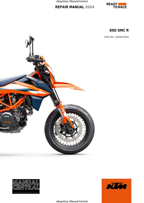 KTM 2024 - 690 SMC R Us- Service Workshop Repair Manual