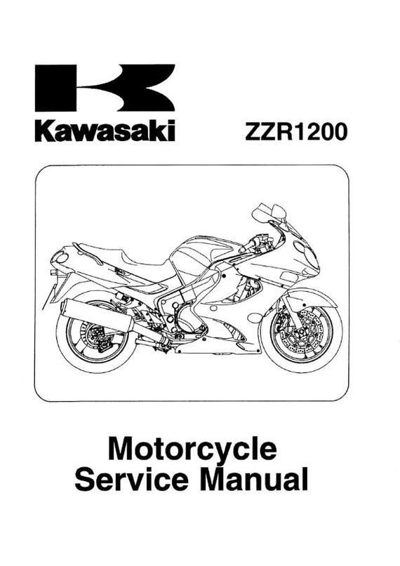 Kawasaki ZZR1200 ZZR 1200 - C1 C2 C3 D1 Workshop Service Repair Manual
