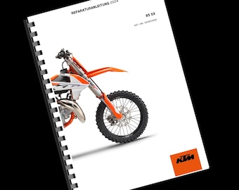 Impreso - Idioma alemán KTM 2024 - 85 SX 19/16 17/14 - Reparaturanleitung Service Workshop Repair Manual