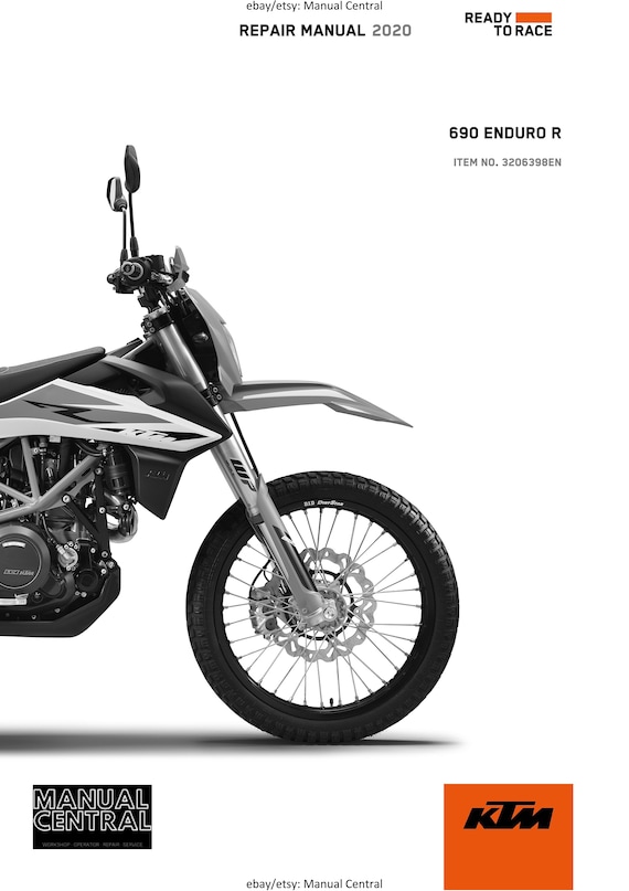KTM 2020 - 690 Enduro R - Service Workshop Repair Manual