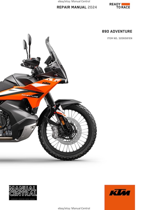 KTM 2024 - 890 Adventure - Service Workshop Repair Manual