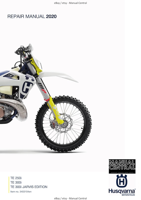 Husqvarna 2020 - TE 250i 300i Jarvis Edition - Workshop Service Repair Manual