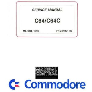 Commodore C64 C64C - Service Workshop Repair Manual
