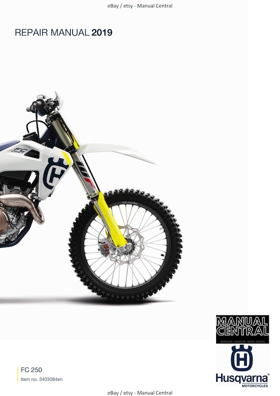 Husqvarna 2019 - FC 250 - Workshop Service Repair Manual
