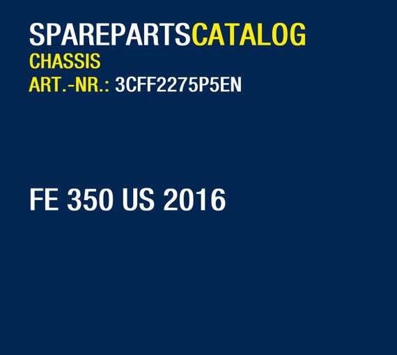 Husqvarna 2016 FE 350 US- Parts Manual Catalog