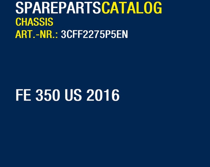 Husqvarna 2016 FE 350 US- Parts Manual Catalog