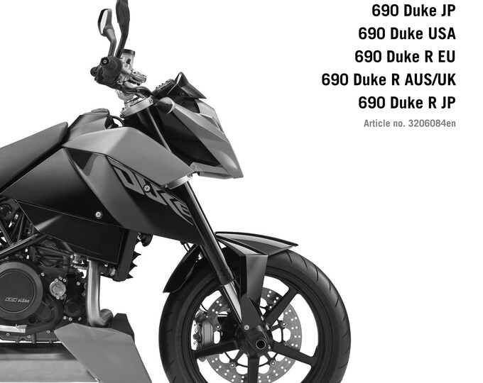KTM 2010 - 690 Duke R Eu Aus Uk Jp - Workshop Service Repair Manuals