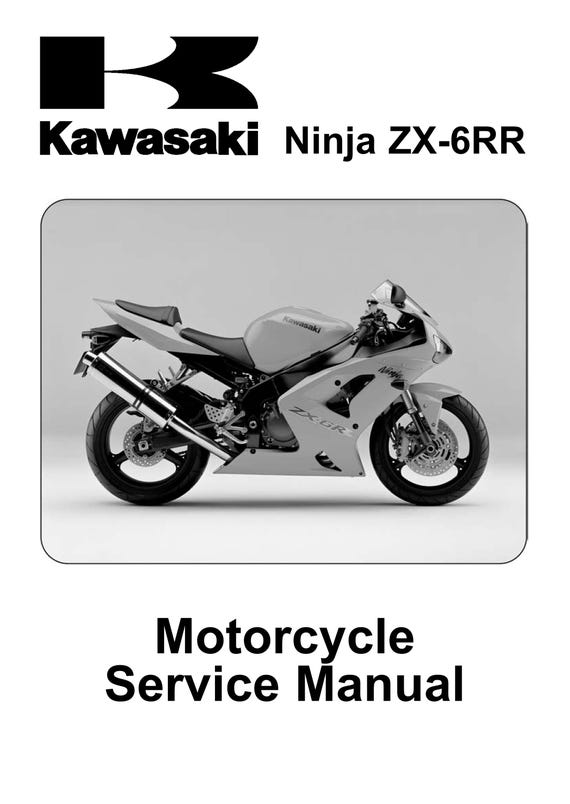 Kawasaki Ninja ZX-6RR - 2004 - Workshop Service Repair Manual
