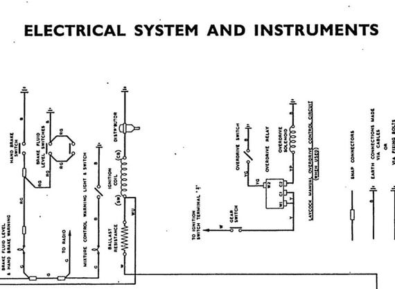 Aston Martin DB5 -Wiring Circuit Diagram