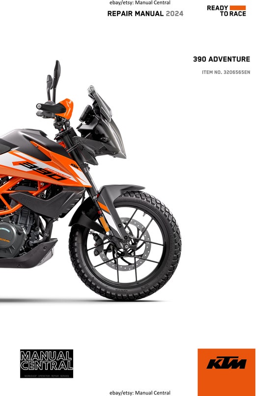 KTM 2024 - 390 Adventure - Service Workshop Repair Manual