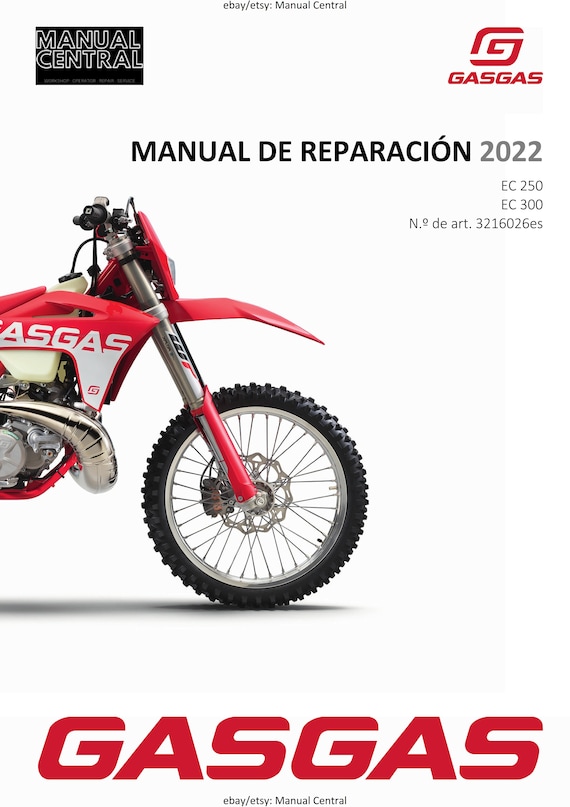 Spanish Language - Gasgas 2022 - EC 250 300 - Manual de Reparacion