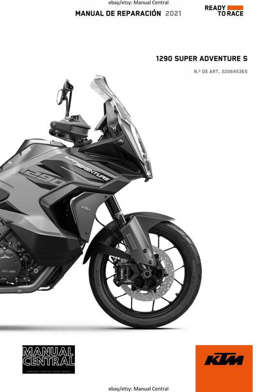 Spanish Language - KTM 2021 -1290 Super Adventure S - Manual de Reparacion