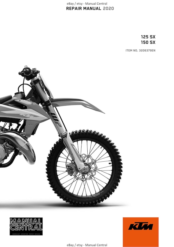KTM 2020 - 125 150 SX - Service Workshop Repair Manual