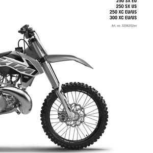 KTM 2015 - 250 300 SX XC Eu Us - Service Workshop Repair Manual