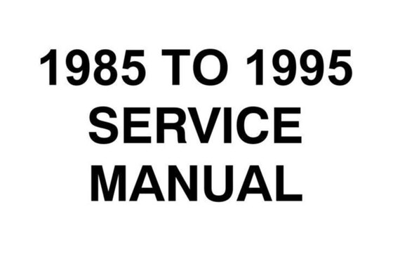 Polaris ATV & Light Utility Hauler - 1985 to 1995 Service Workshop Repair Manual