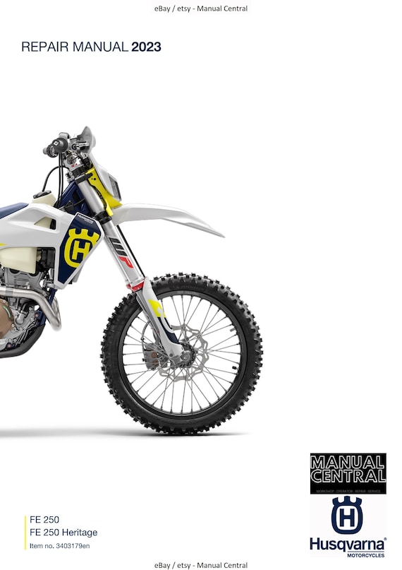 Husqvarna 2023 - FE 250 Heritage - Service Workshop Repair Manual