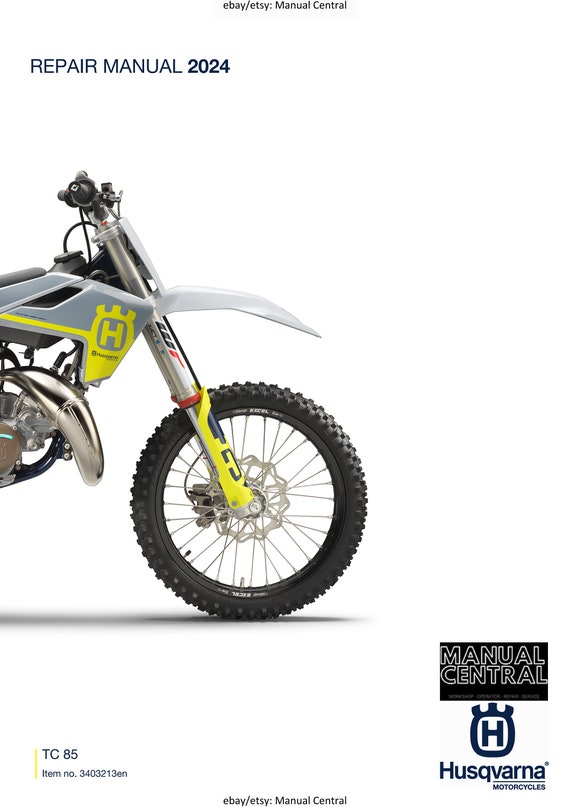 Husqvarna 2024 - TC 85 19/16 17/14 - Service Workshop Repair Manual