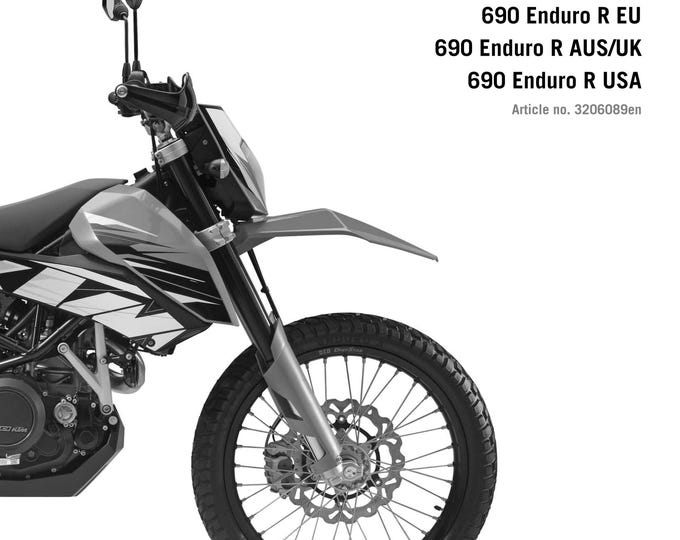 KTM 2010 - 690 Enduro R Eu Uk Usa Aus - Workshop Service Repair Manuals