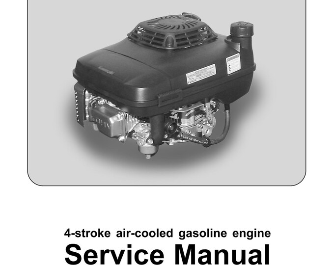 Kawasaki FJ180V - 4 Stroke Air Cooled Gasoline Engine - Workshop Service Repair Manual