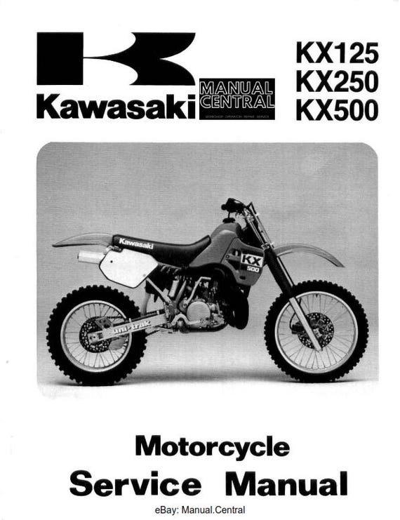 Kawasaki 1990 to 2004 - KX125 KX250 KX500 - Workshop Service Repair Manual