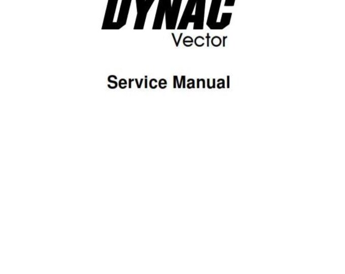 Konecranes Dynac Vector - Workshop Service Repair Manual