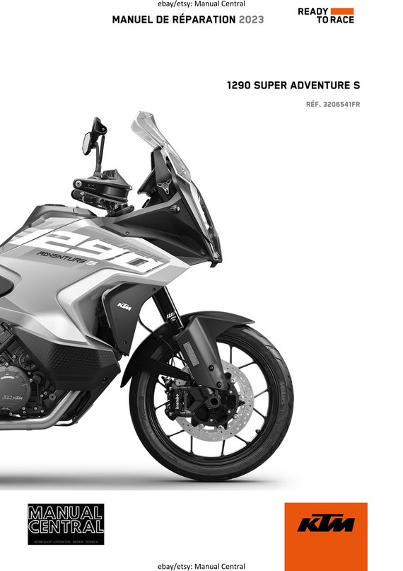 French Language - Ktm 2023 - 1290 Super Adventure S - Manuel De Reparation -  Service Workshop Repair Manual