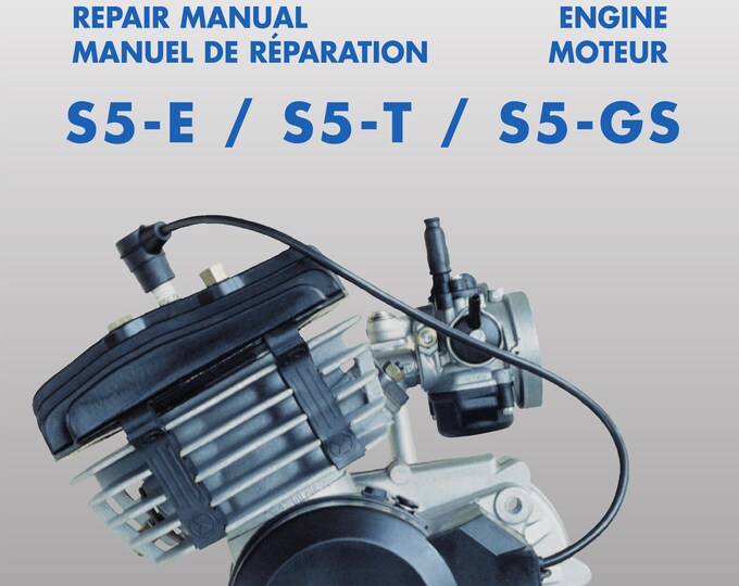 KTM S5-E S5-T S5-GS - Engine Workshop Service Repair Manual - 03/1997 Edition - English Language Only