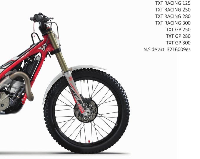 Spanish Language - Gasgas 2021 - TXT Gp Racing 125 250 280 300 - Manual de Reparacion