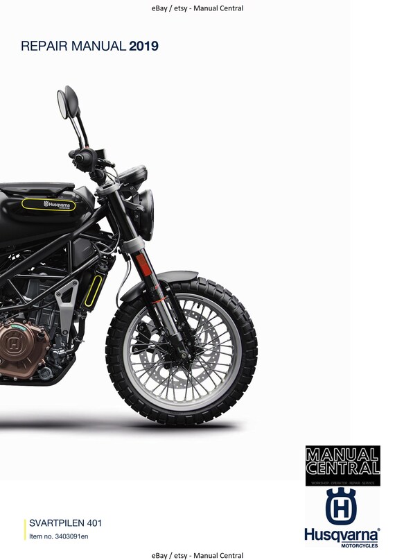 Husqvarna 2019 - Svartpilen 401 - Workshop Service Repair Manual