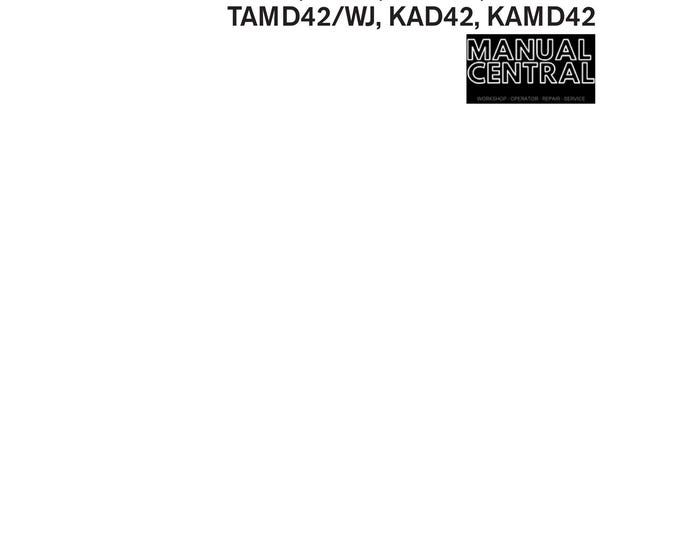 Volvo Penta - Instruction Book - AD31 TMD31 TAMD31 D41 AD41 TMD41 TAMD41 TAMD42/WJ KAD42 KAMD42