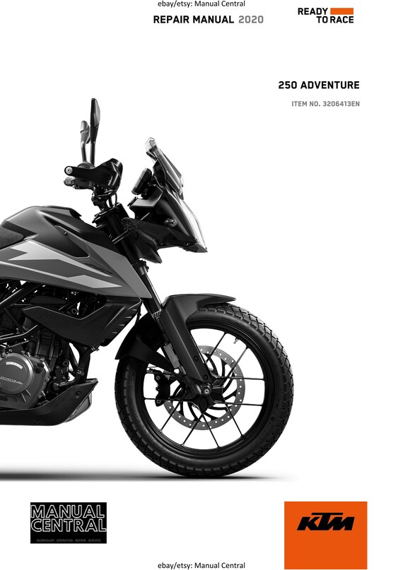 PDF - KTM 2020 - 250 Adventure - Service Workshop Repair Manual