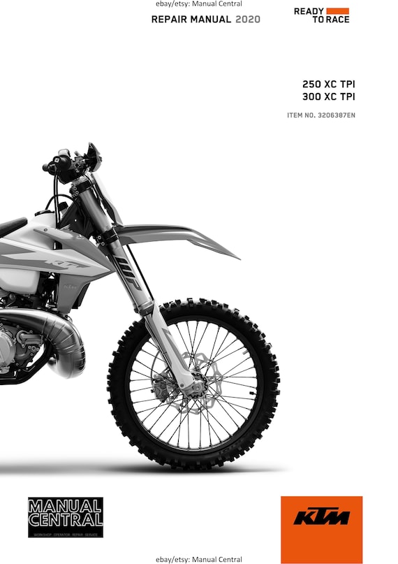 KTM 2020 - 250 300 XC Tpi - Service Workshop Repair Manual