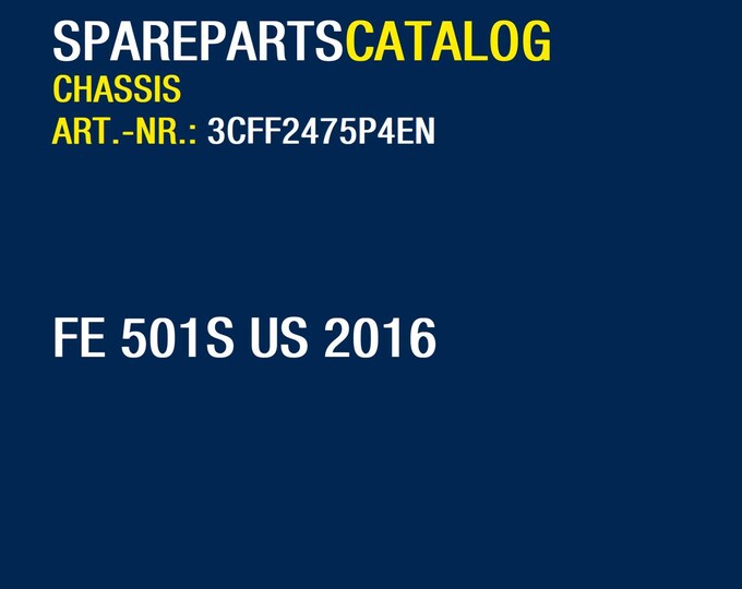 Husqvarna 2016 FE 501S US- Parts Manual Catalog