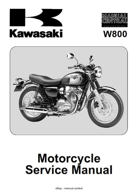Kawasaki W800 - 2011 2012 - Workshop Service Repair Manual