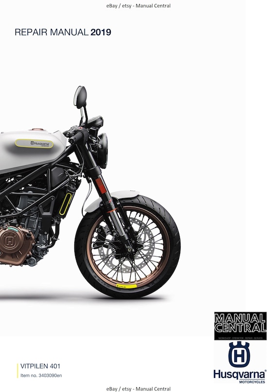 Husqvarna 2019 - Vitpilen 401 - Workshop Service Repair Manual