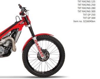 GasGas 2023 - TXT Racing Gp 125 250 280 300 - Service Workshop Repair Manual