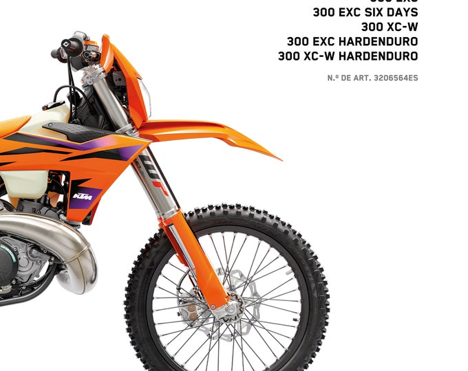 Spanish Language - KTM 2024 - 250 300 Exc Six Days Xc-w Hardenduro - Manual de Reparacion