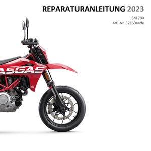 Deutsch - Gasgas 2023 -SM 700 EU - Reparaturanleitung