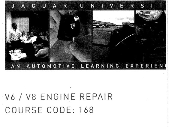 Jaguar Aj V6 V8 Engine - Service Repair Workshop Manual - 1998 Edition