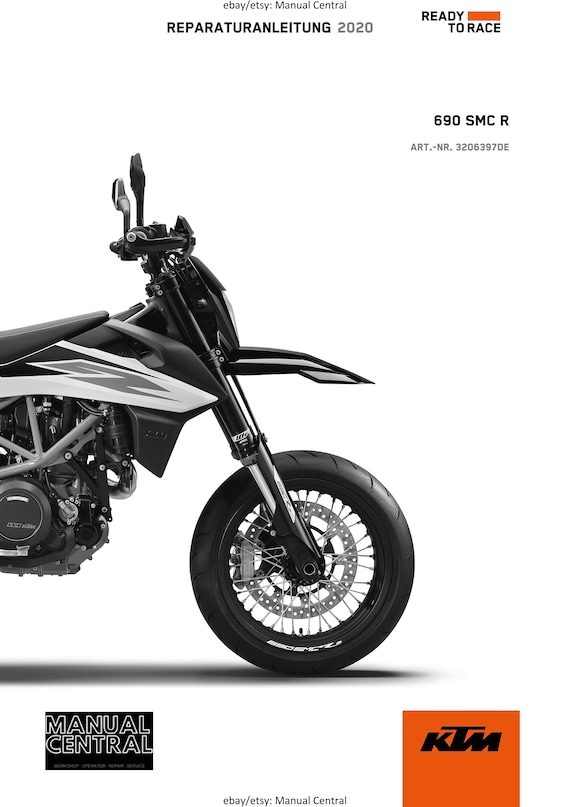 German Language - KTM 2020 - 690 SMC R - Reparaturanleitung - Service Workshop Repair Manual