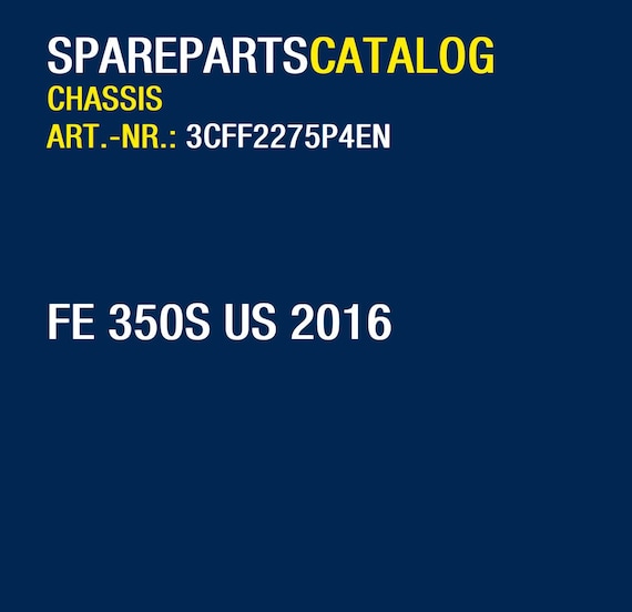Husqvarna 2016 FE 350S US- Parts Manual Catalog