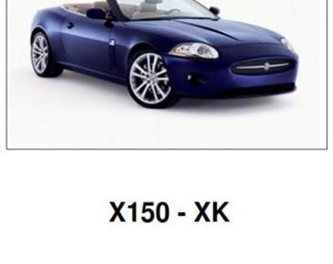 Jaguar X150 XK 4.2 Service Workshop Repair Manual- Vin B00379 to B32752