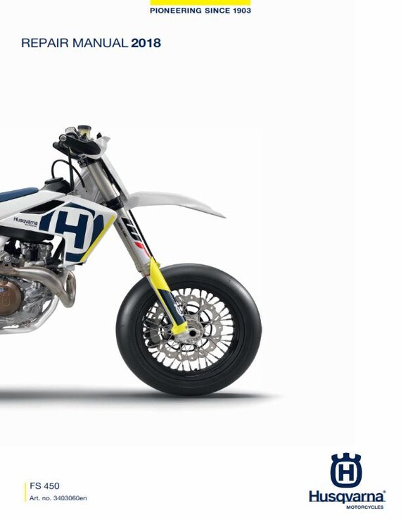 Husqvarna 2018 - FS 450 - Workshop Service Repair Manual