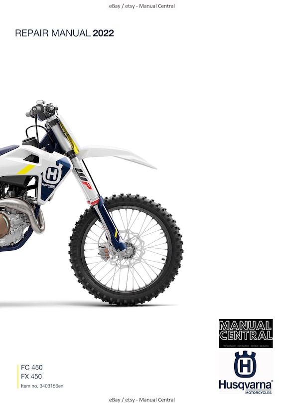 Husqvarna 2022 - FC FX 450 - Service Workshop Repair Manual