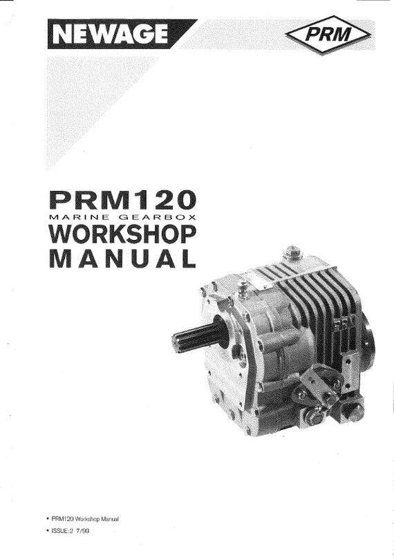 PRM - 120 Marine Gearbox - Workshop Service Repair Manual