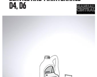 Volvo Penta - D4 D6 - Service & Maintenance Manual
