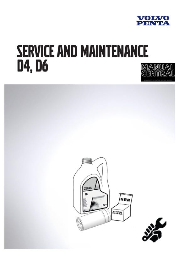Volvo Penta - D4 D6 - Service & Maintenance Manual
