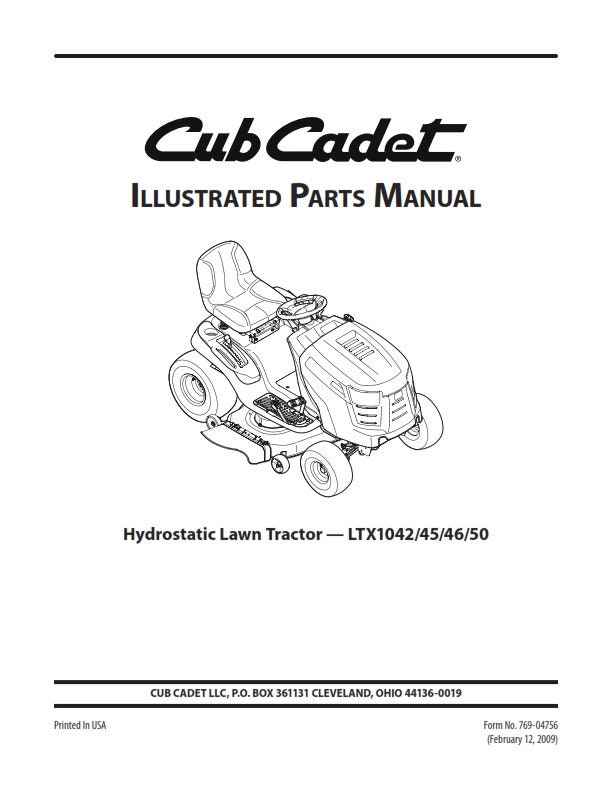 Cub cadet rzt l 46 manual sale