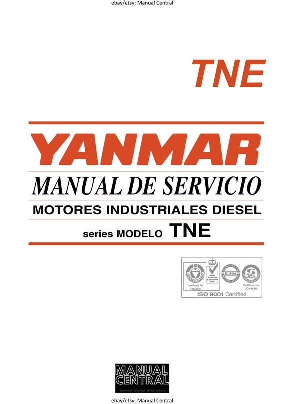 French Language - Yanmar Manual de Servico - TNE Series